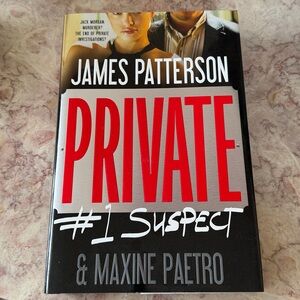 EUC~James Patterson Hardcover Book~Private #1 Suspect By James Patterson